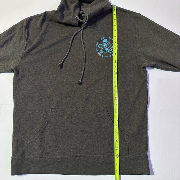 Salt Life Live Salty Gray Blue Hoodie Size L Mens Lrg Jacket - Picture 9 of 10